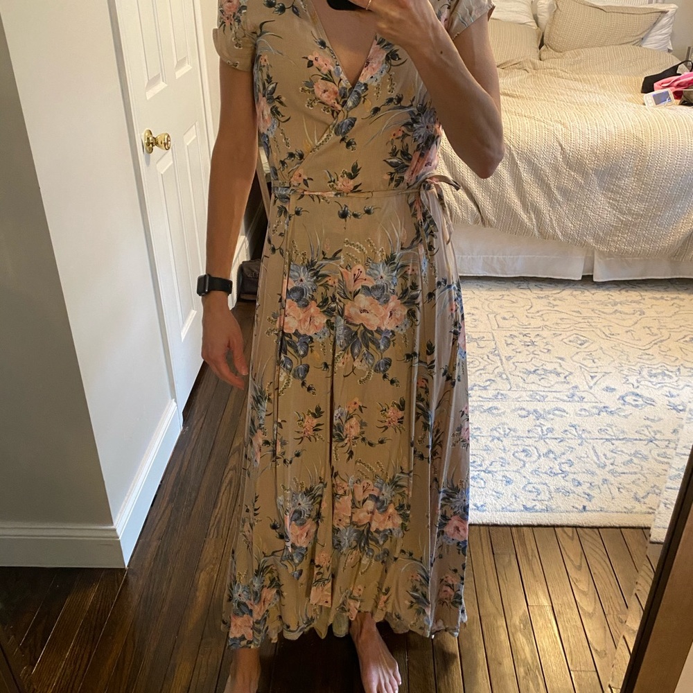 Auguste Delilah Frill Wrap Maxi Dress